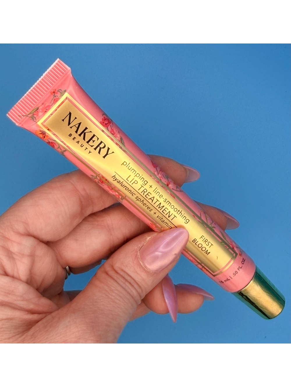 Nakery Plumping + Line-Smoothing Lip Treatment First Bloom